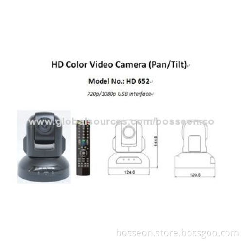 1080p 4mm Fixed Les 2.1MP USB 2.0 Driver PTZ Dome Full HD PTZ Camera